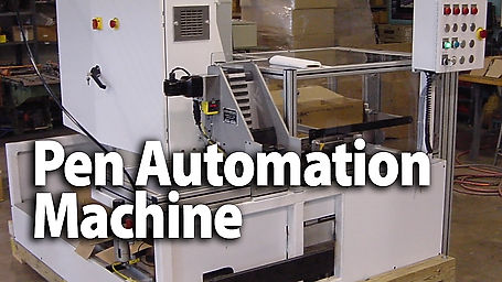World's fastest custom built pen assembly machine - Packard Automation